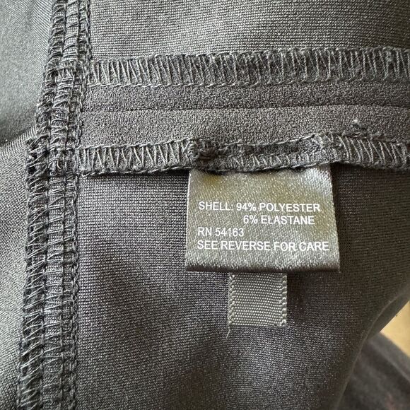 ELLEN TRACY Woman's Black Bell Sleeve Ruffle Hem Exposed Back Zipper Size 6 - Picture 12 of 12